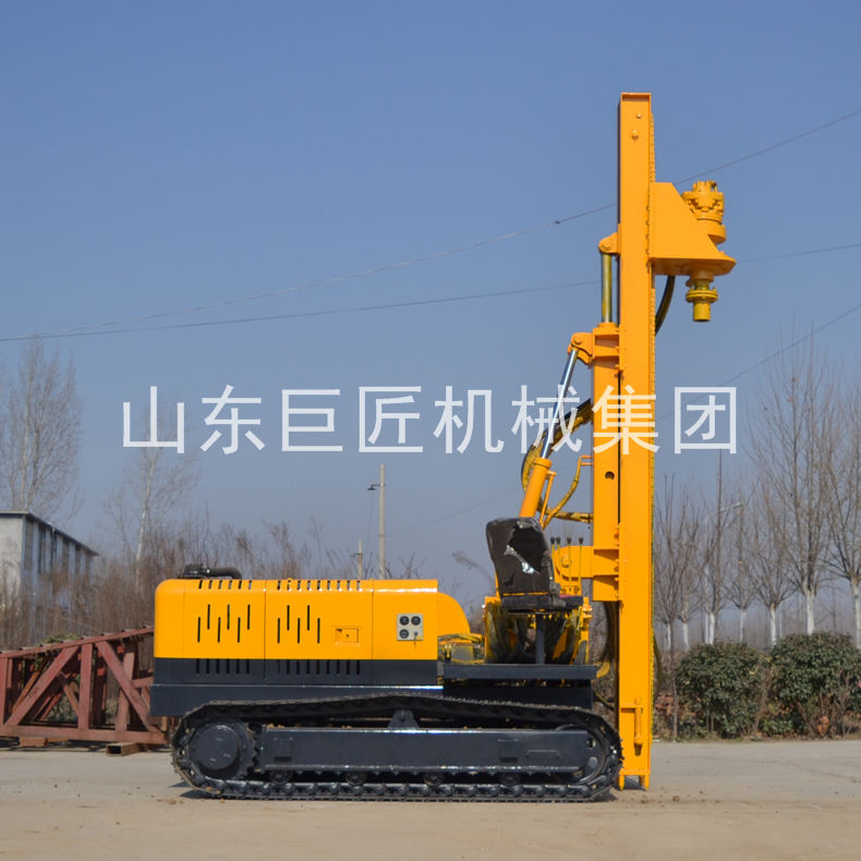 供应华夏巨匠太阳能光伏液压打桩机 基建工