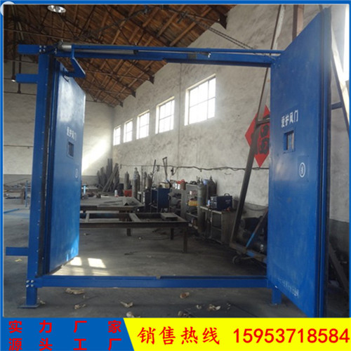 供应煤矿无压风门 矿用无压风门