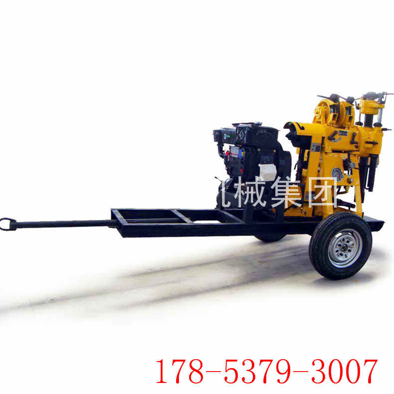 轮式岩芯钻机XYX-130拖挂液压勘探钻