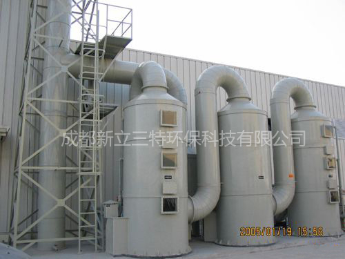 供应制药厂酸雾废气处理设备 PP喷淋塔-